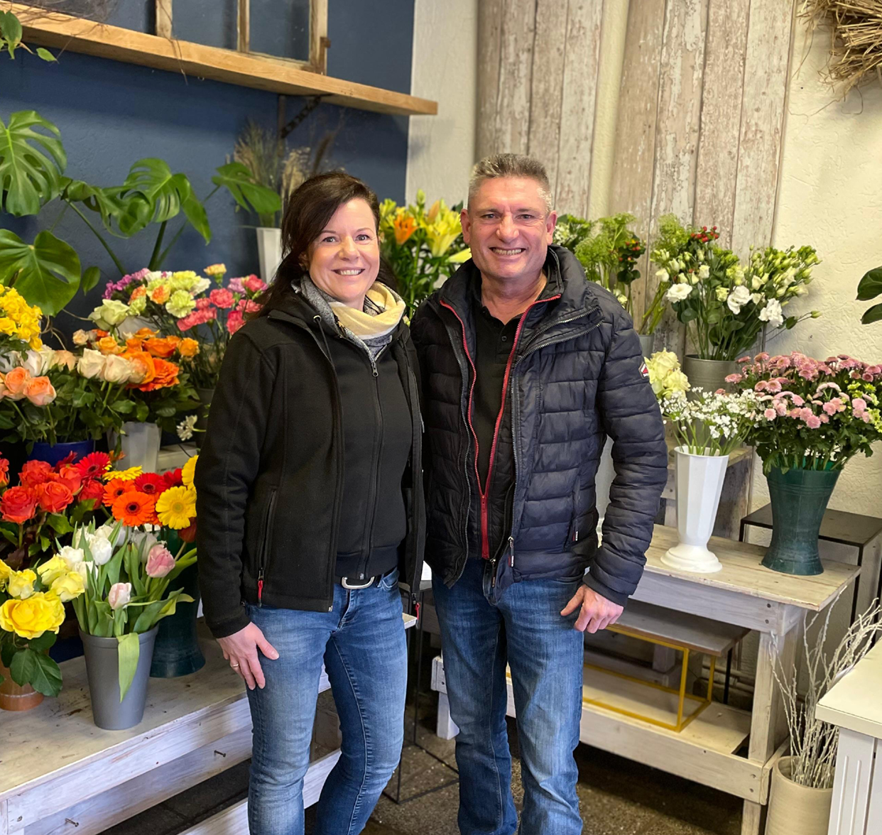 Blumencafe Kasper Melanie en haar man