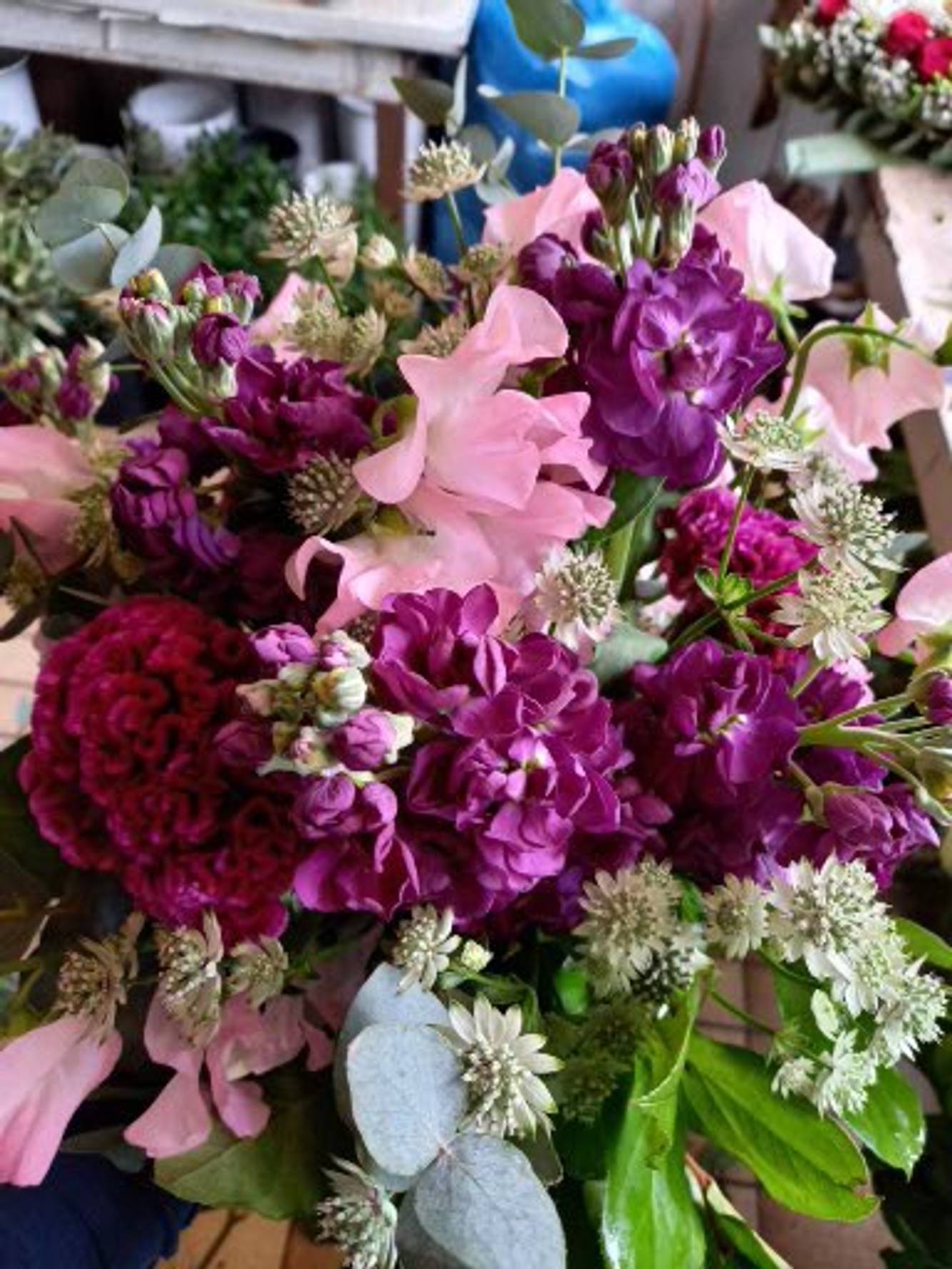 Bouquet in lilac/purple - zoom