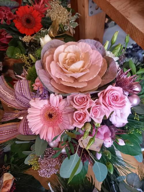 Image - Advenststrauß in Wunschfarben