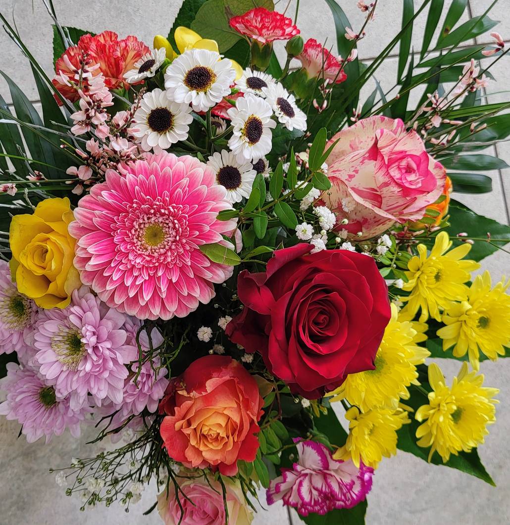 Bouquet colorful - zoom