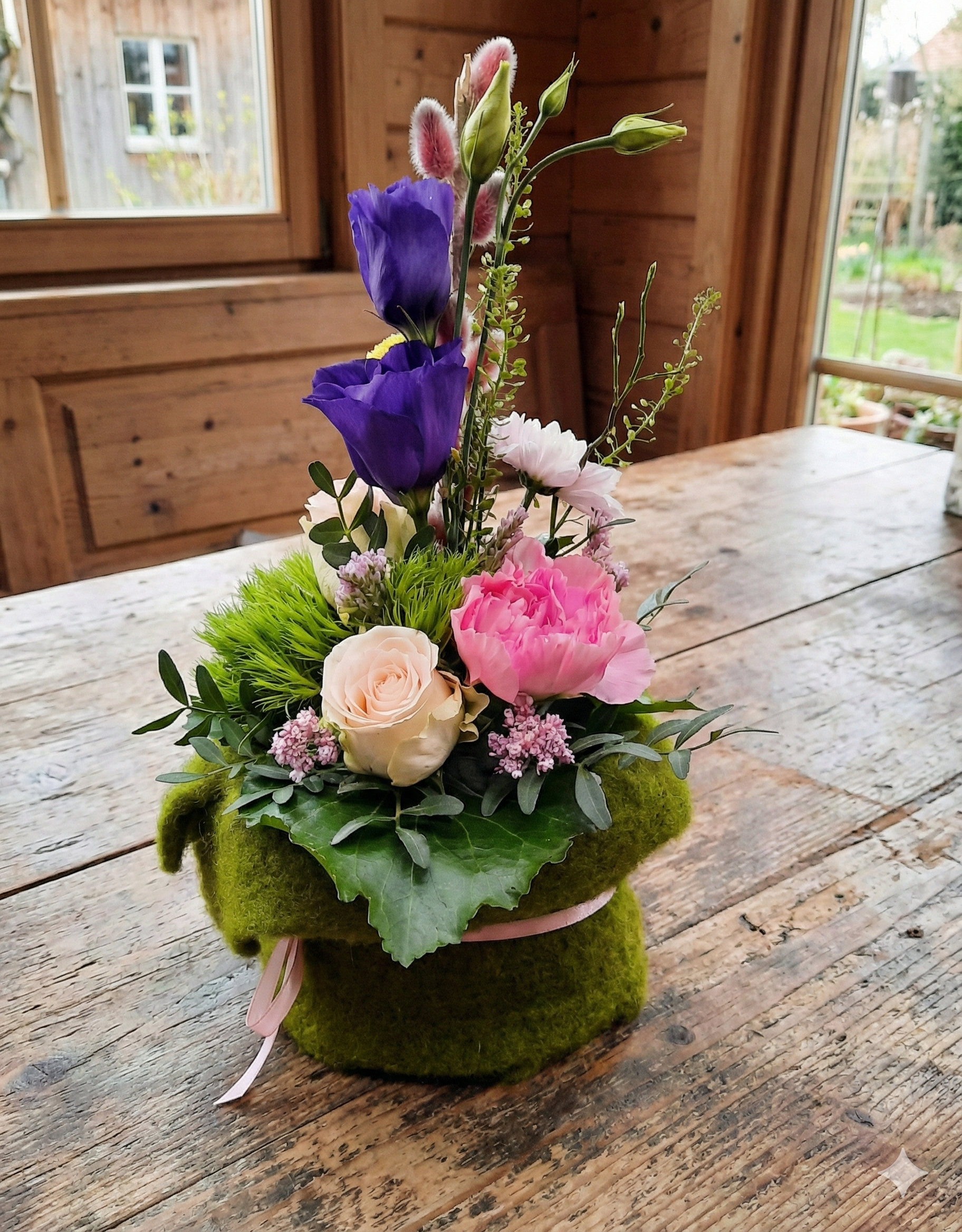 Warm flower greeting