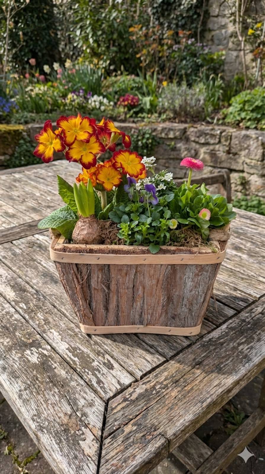 Frühlings-Arrangement Rustic Energy