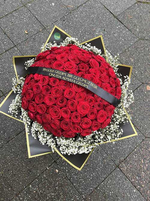 Red rose bouquet 'İsteme'