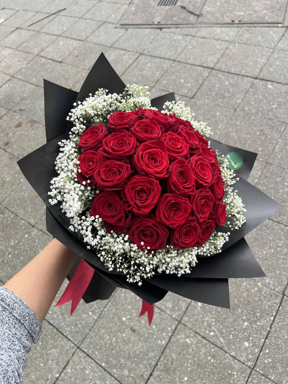 Boeket rozen kleine klassieker - zoom