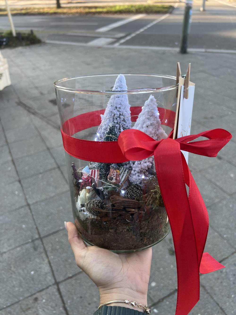 Wintermagie in een glas - zoom