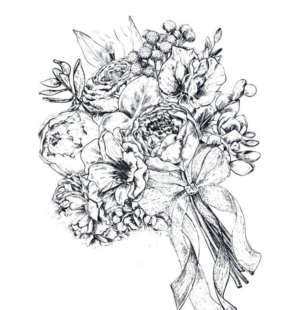 Advents-Weihnachststrauß - zoom