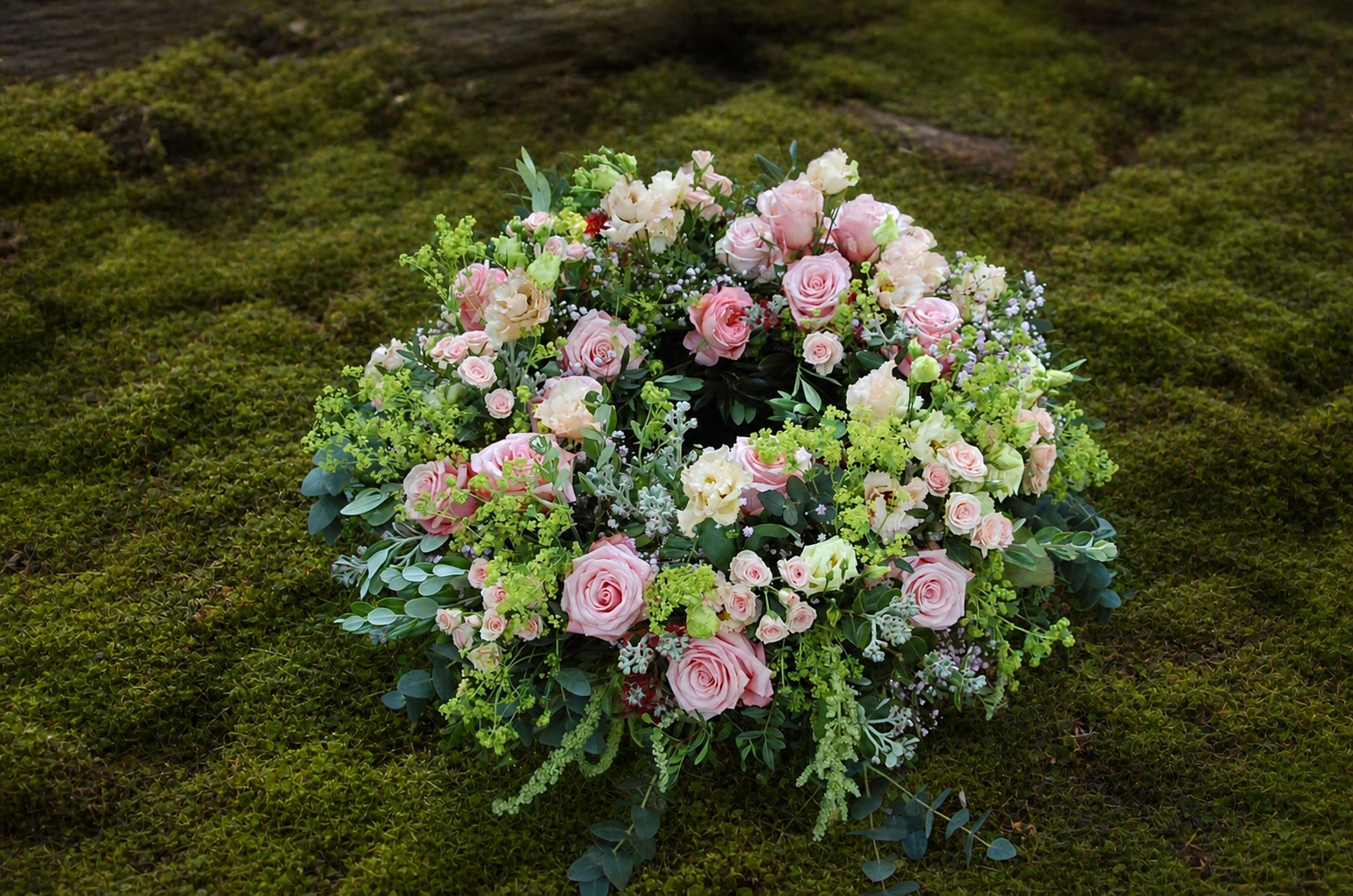 Image - Colored funeral wreath 