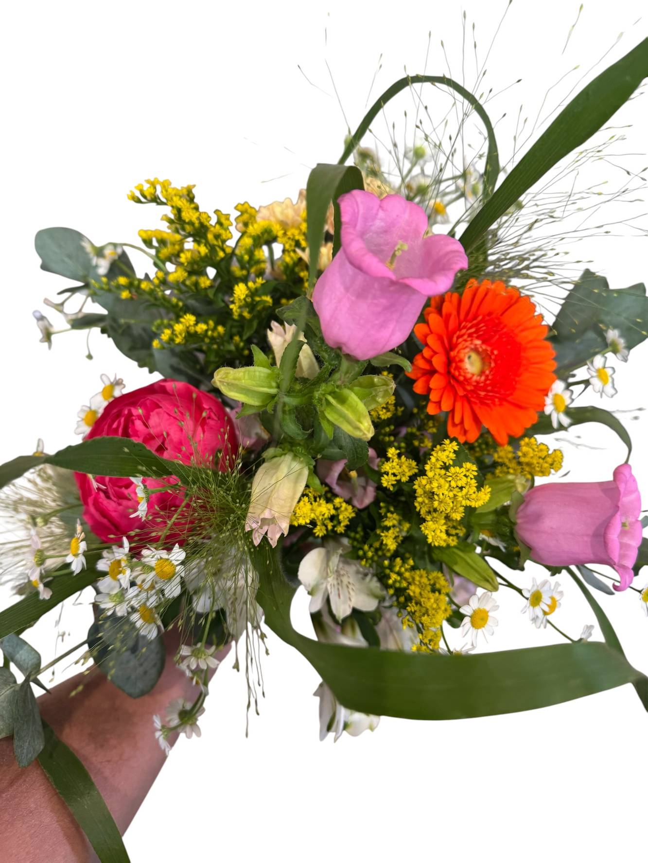 colorful modern Mother's Day bouquet - zoom