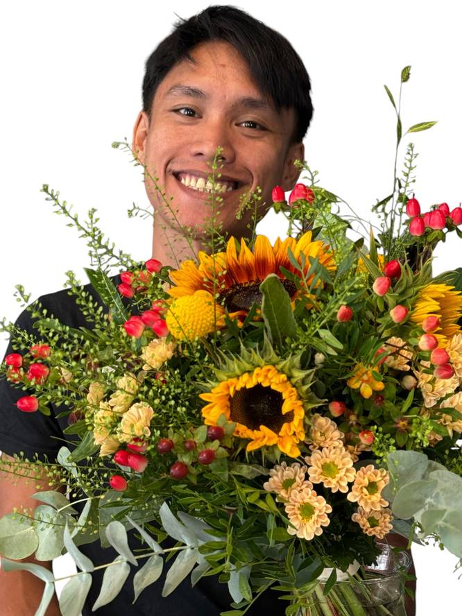 Großer sommerlicher Strauß