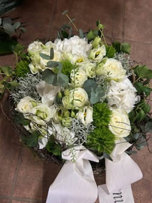 Image - Blumentörtchen für Beerdigung / Trauergesteck 