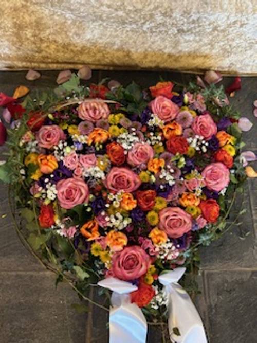 Herz für Beerdigung