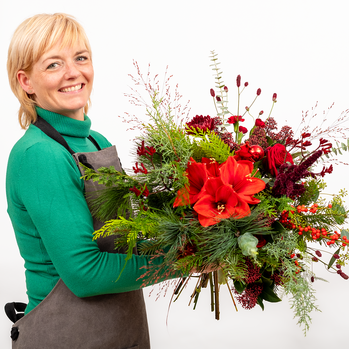Fröhliche Weihnachtssträuße für besinnliche Festtage