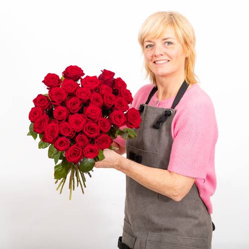 Image - Roter Rosenstrauß