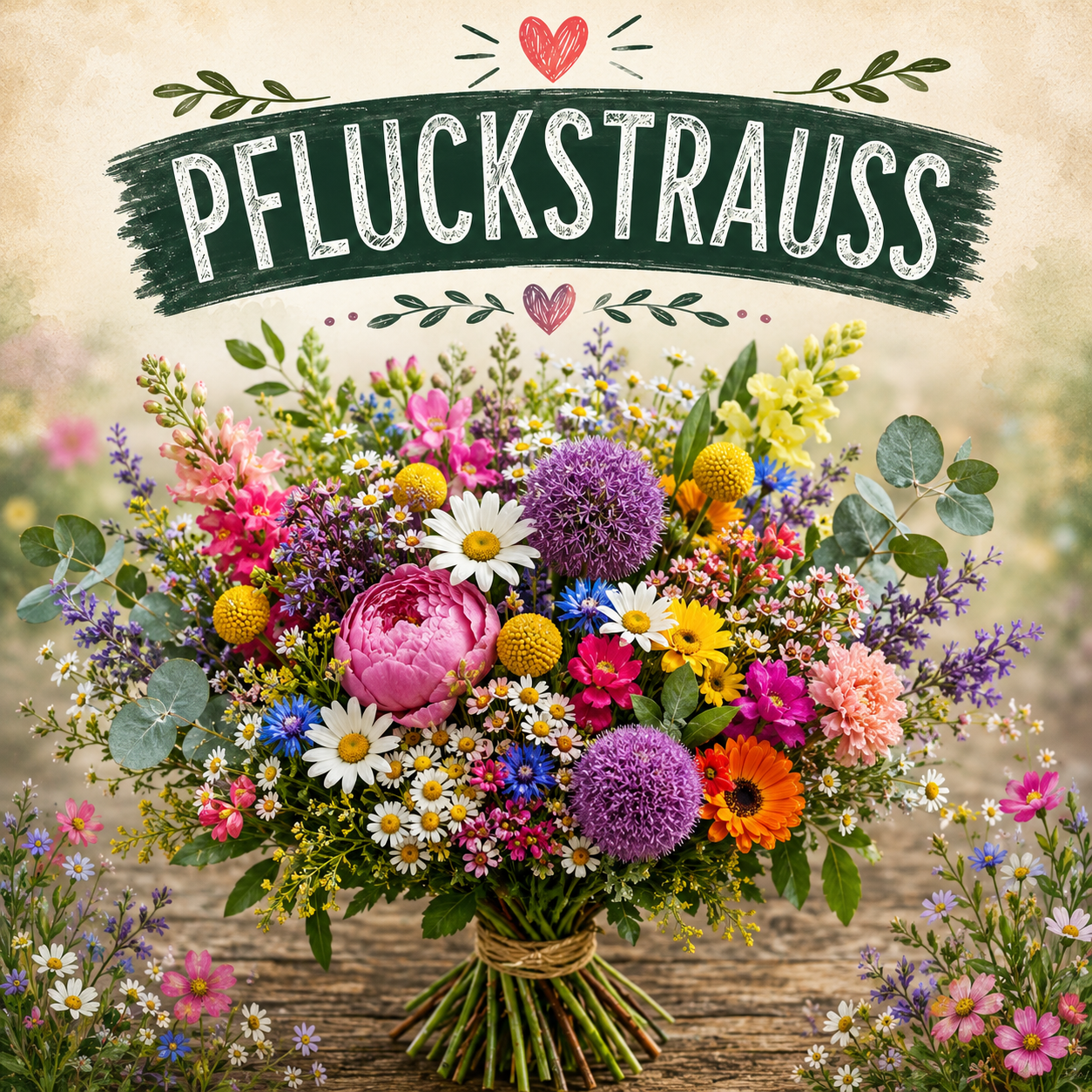 Plukboeket or picking bouquet (in Dutch)