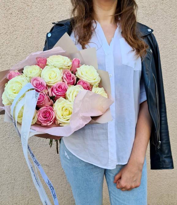 Image - Blumenstrauß „Rosa Zärtlichkeit“