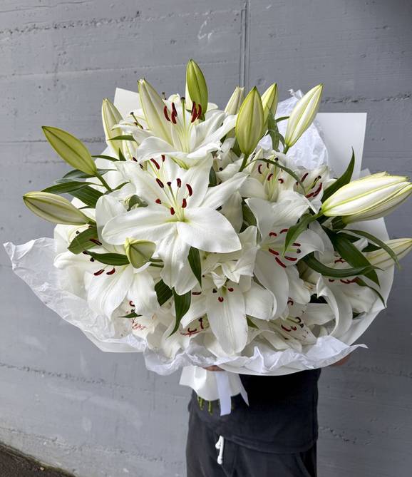 White Lilies Bouquet