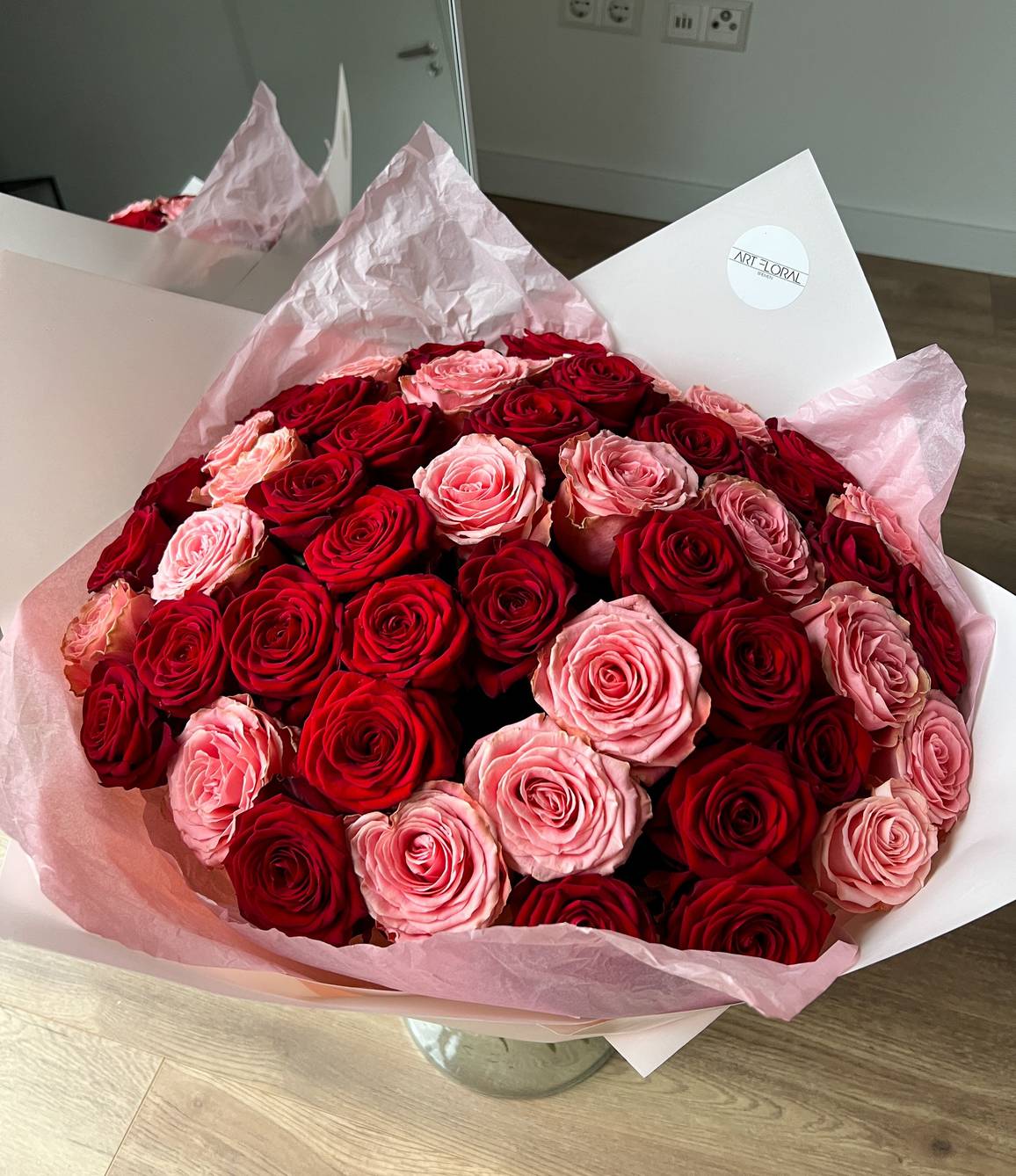 Boeket „Roze liefde“ - zoom