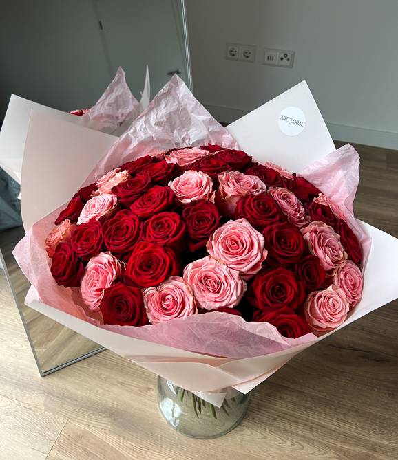 Image - Boeket „Roze liefde“