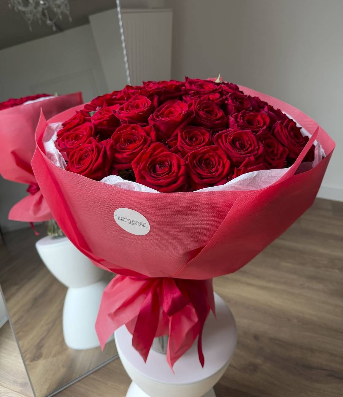 Ruby Love Flower Bouquet - zoom