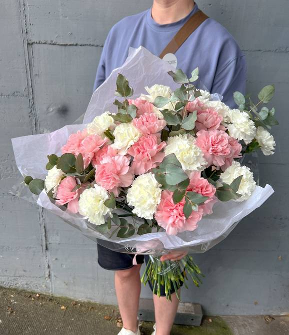 Pastel Carnations Bouquet