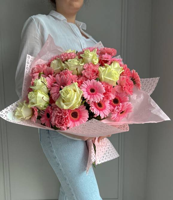 Image - Blumenstrauß „Pink forever“