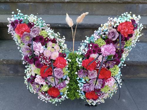 Image - Begrafenis arrangement vlinder