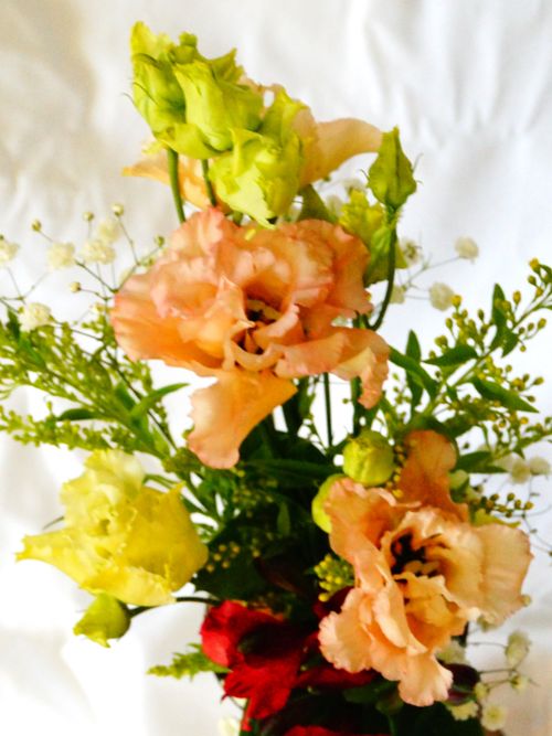 Image - Bouquet incl. amber vase